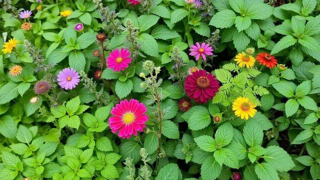 temperos remedios e adubo no mesmo jardim