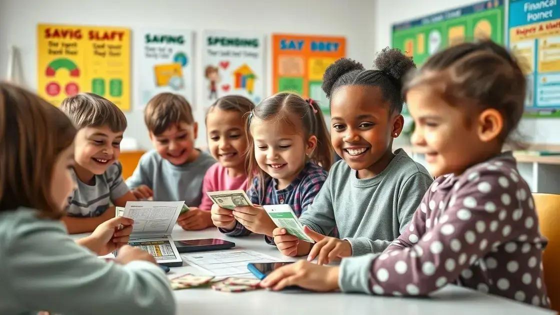 a importância da educação financeira para crianças