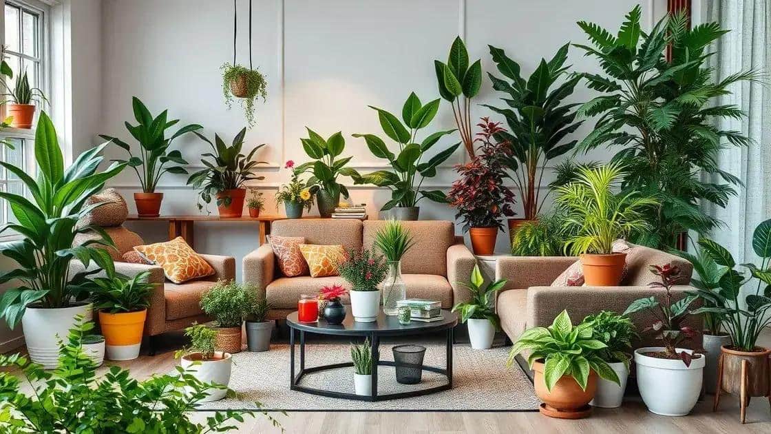 usando plantas artificiais de forma elegante