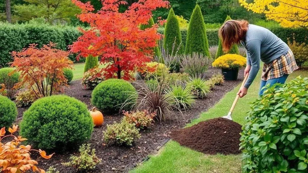 Cuidados com o jardim no outono