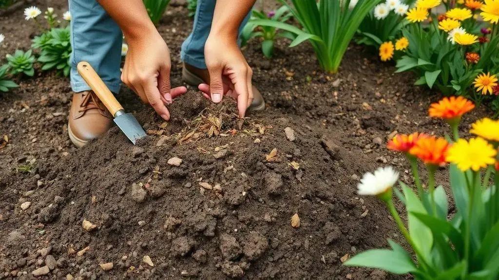 Preparação do solo para a primavera