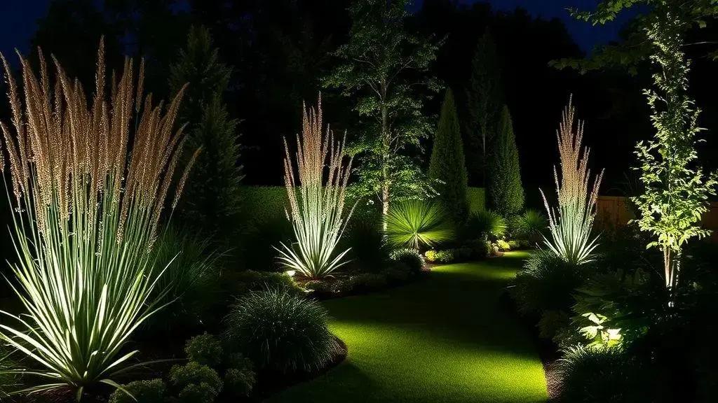 Iluminação estratégica para destacar alturas Iluminação estratégica para destacar alturas