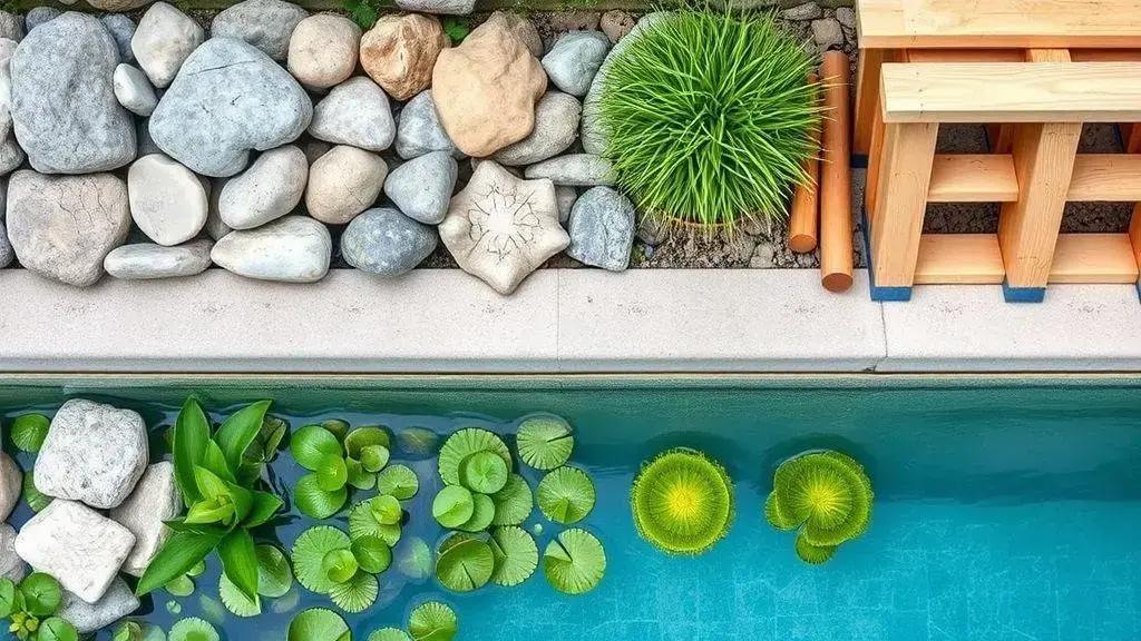 Materiais essencial para construir sua piscina natural
